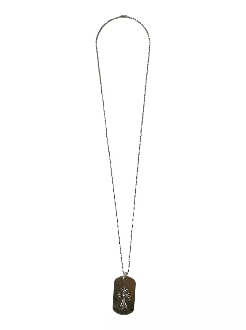 Colar Chrome Hearts Tag 1998 Prata - CFHK1 Original | Etiqueta Única