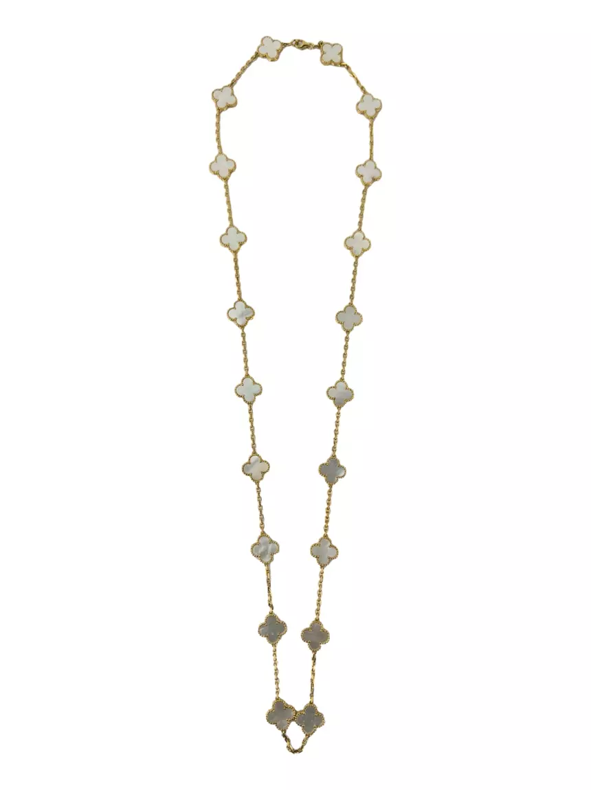 Colar Van Cleef & Arpels Vintage Alhambra 20 motivos Dourado