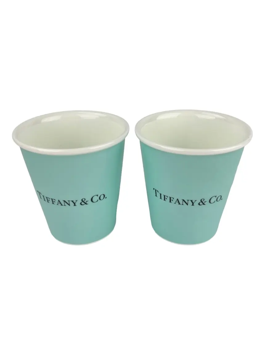 Copo Tiffany & Co Conjunto Fine Bone Azul - CBY1022 Original