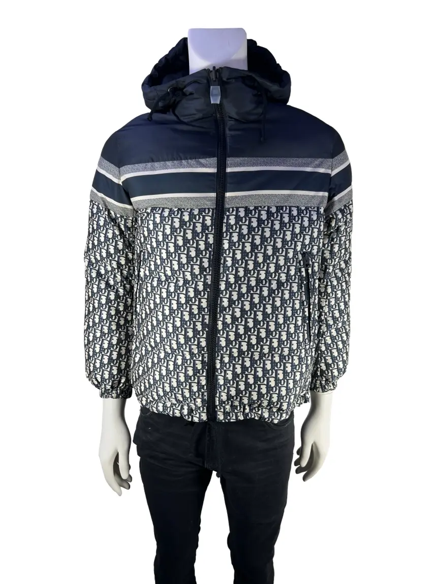 ジャケット・アウター Christian Dior Jaqueta Christian Dior Puffer Reversível Oblique - CRDW1 Original