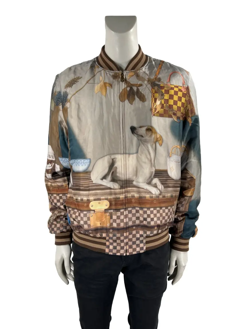 ブ*キ様 LVS-Jacket Lサイズ jaqueta-louis-vuitton-seda-