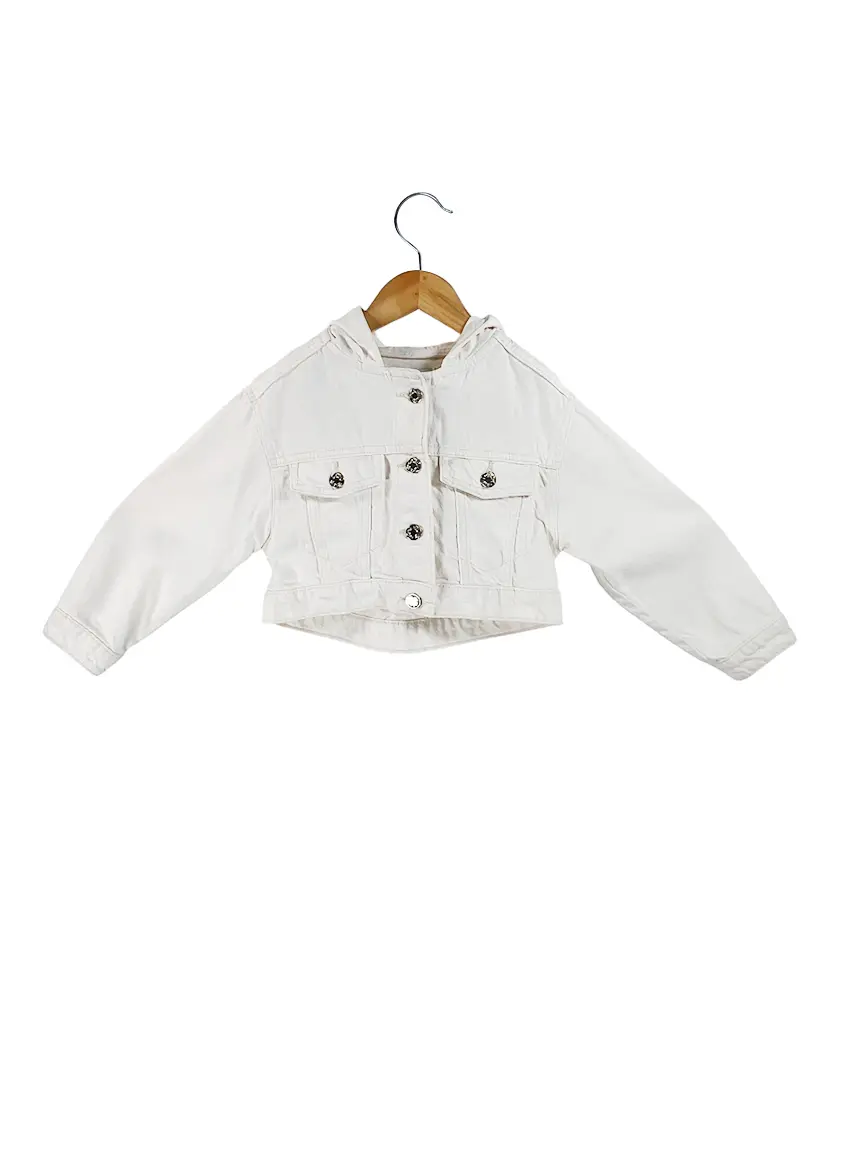 Jaqueta Zara Sarja Off White - SZ6450 Original | Etiqueta Única