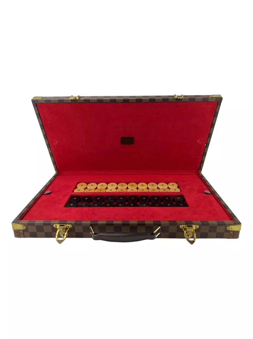 Kit Louis Vuitton Jogo de Damas Damier Ebene Original - SZ4695