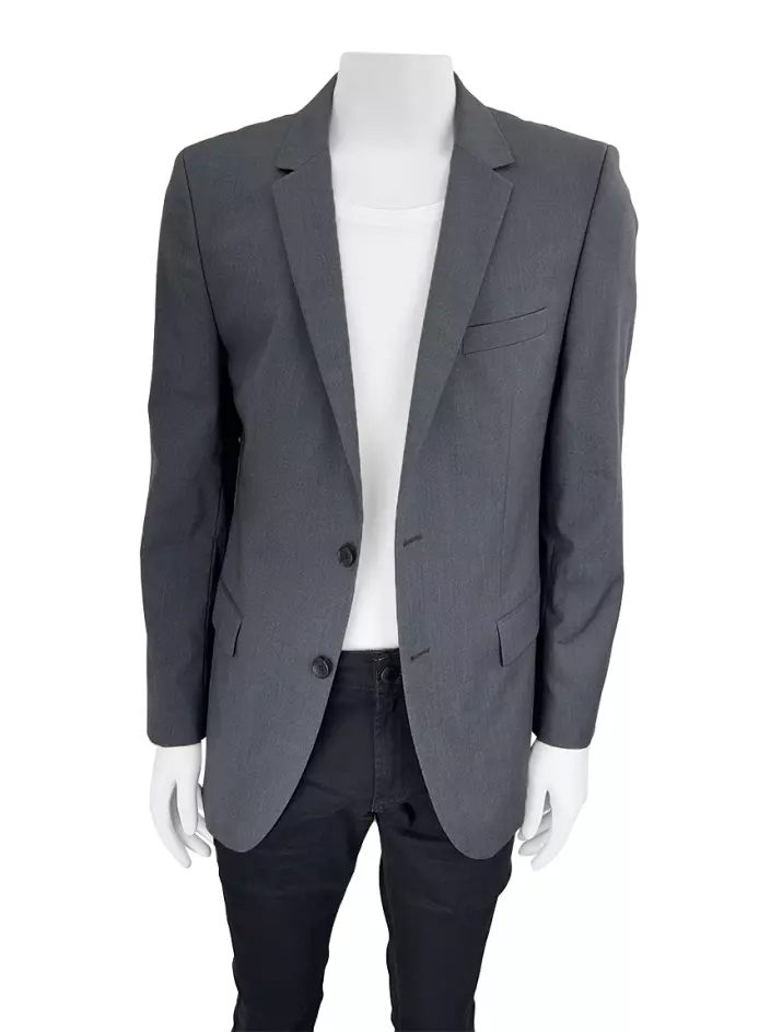 Blazer Hugo Boss L Cinza Original Qfe Etiqueta Nica