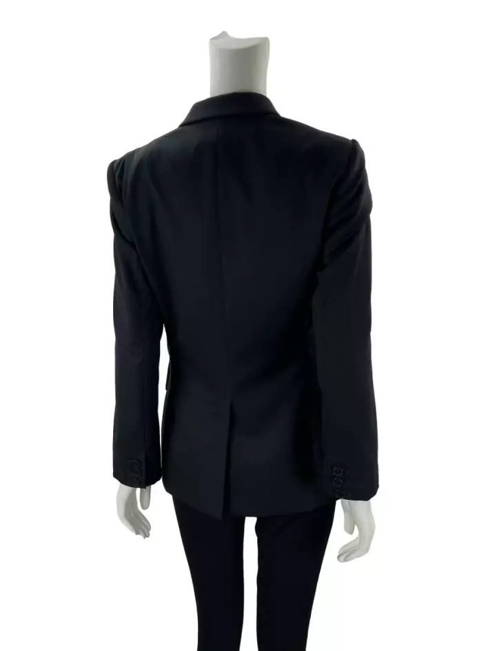 Blazer Stella Mccartney Lã Preto Original AFPE1 Etiqueta Única