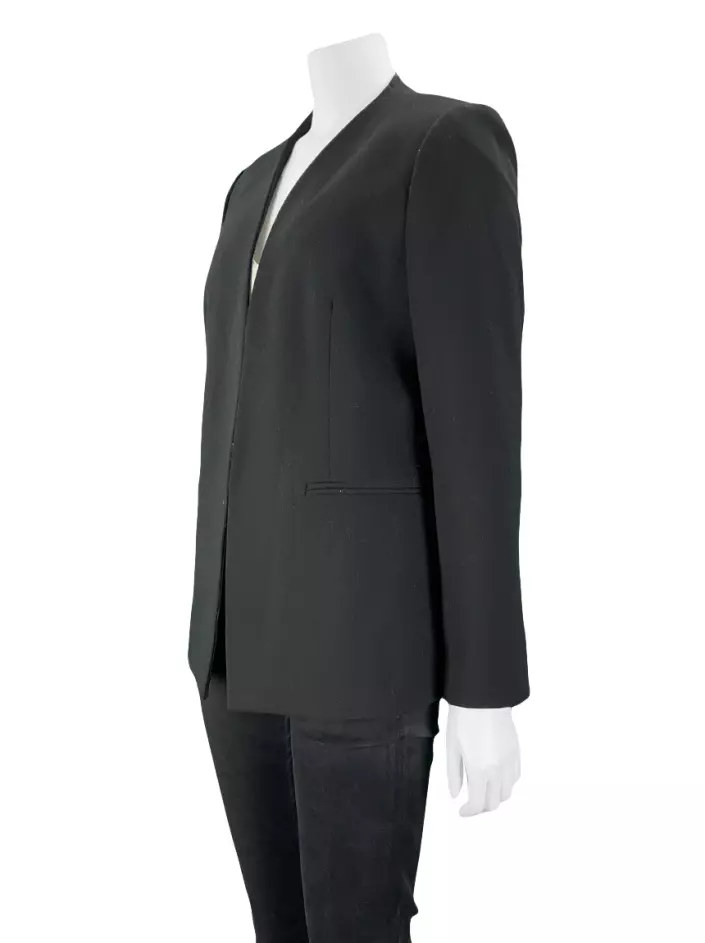 Blazer Zara Reto Preto Original BIKU79 Etiqueta Única