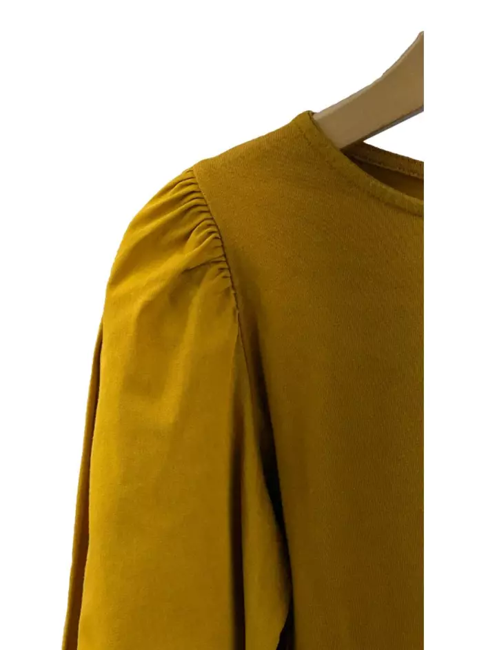 Blusa Zara Tecido Amarelo Original - ZUZ176