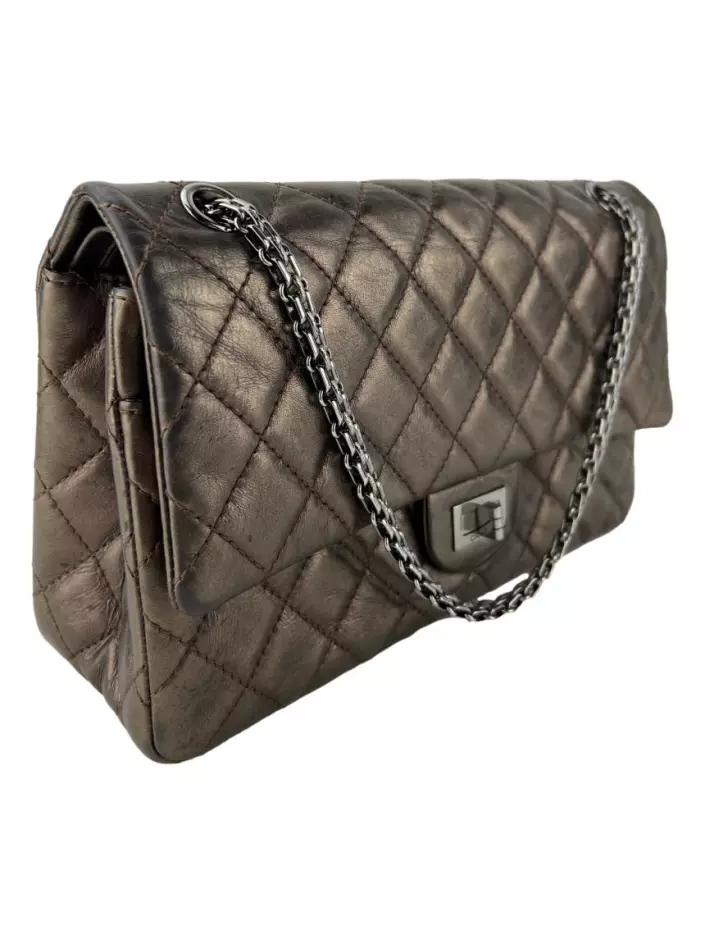 Chanel Grey Quilted Lambskin Mini Chain Belt Bag, myGemma, JP