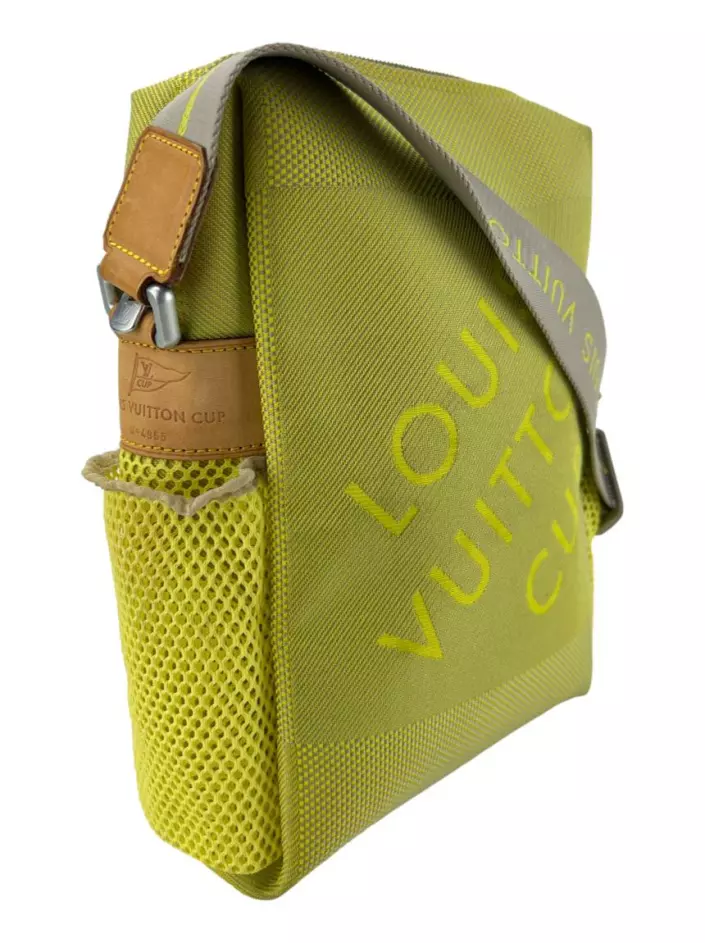 Green Louis Vuitton Damier Geant LV Cup Weatherly Crossbody Bag