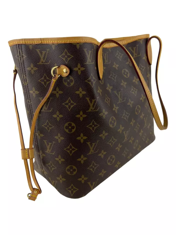 Bolsa com Alça Louis Vuitton Neverfull MM Monogram Original - AGUQ1