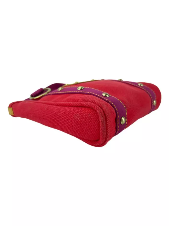 Bolsa com Alça Louis Vuitton Toile Antigua Cabas PM Vermelha Bolsa com Alça Louis Vuitton Toile Antigua Cabas PM Vermelha
