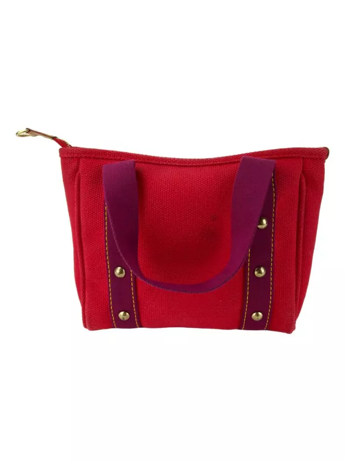 Bolsa com Alça Louis Vuitton Toile Antigua Cabas PM Vermelha Bolsa com Alça Louis Vuitton Toile Antigua Cabas PM Vermelha