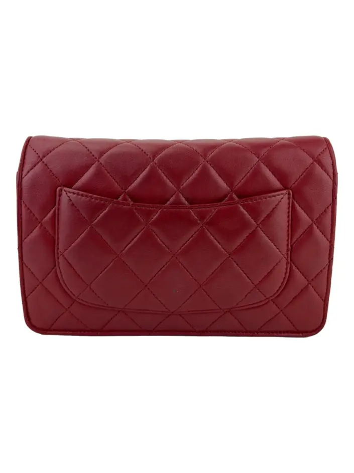 通販 激安 Vermelha WOC Chanel Tiracolo Bolsa - Original CITW31 小物