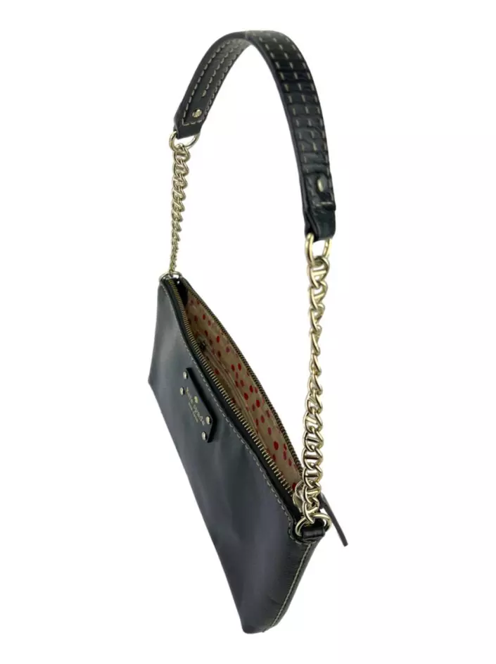 Bolsa Tiracolo Kate Spade Chain Preta Original Etiqueta Nica