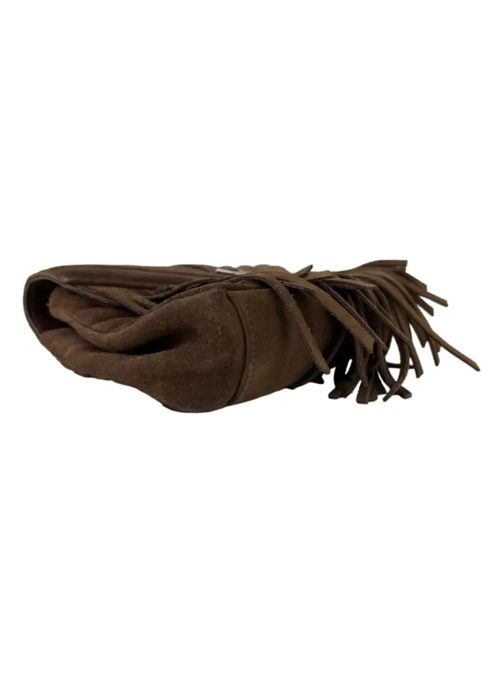 Bolsa Yves Saint Laurent Mombasa Fringe Camurça - EQ26