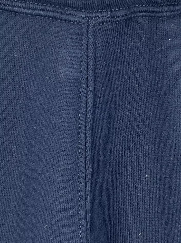 Calça Laura Poli Nation Azul Marinho/Off-White