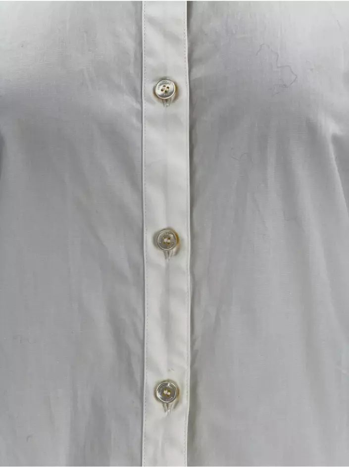 Camisa Burberry Reta Branca Original - BKJ92 | Etiqueta Única