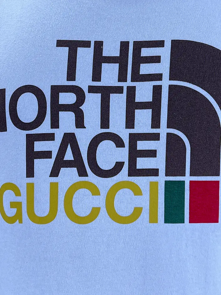 Camiseta The North Face x Gucci Logo Off White - CHTA30 Camiseta The North Face x Gucci Logo Off White - CHTA30