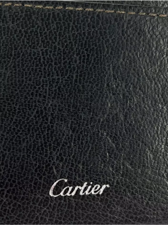 Carteira Cartier Les Must Preta Original GDT57 Etiqueta nica