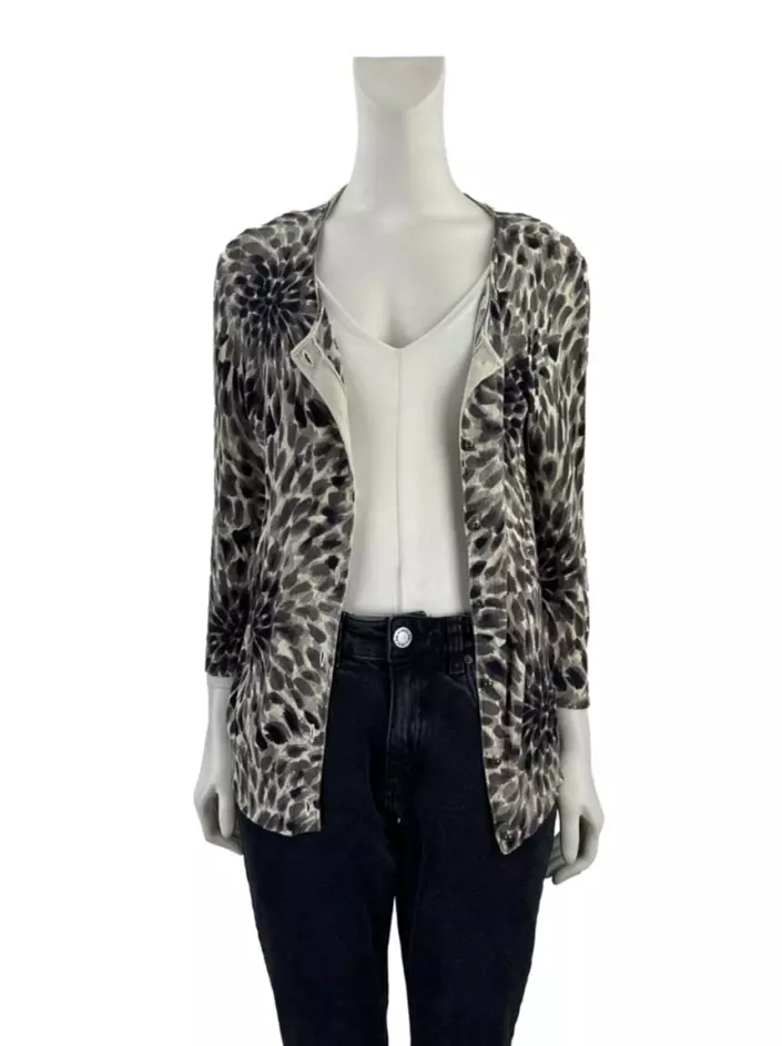 Ann taylor hot sale leopard cardigan