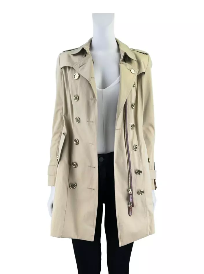 Casaco Burberry Trench Coat Bege Original Etiqueta Nica