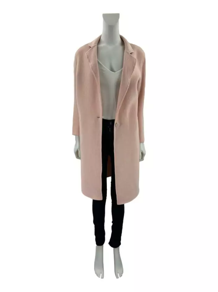 Casaco Sandro Longo Rosa Original - PW697 | Etiqueta Única