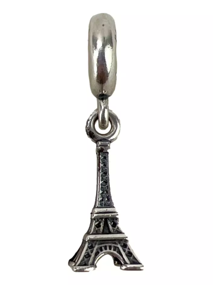 Charm Pandora Torre Eiffel Prata Original KZA89 Etiqueta Única
