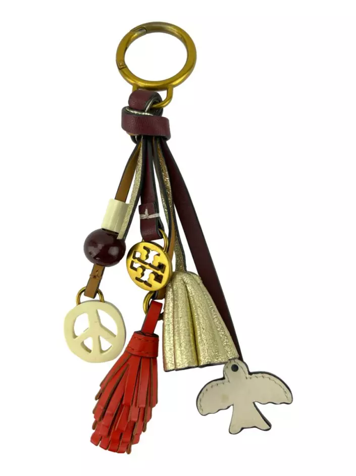 Tory burch tassel keychain store