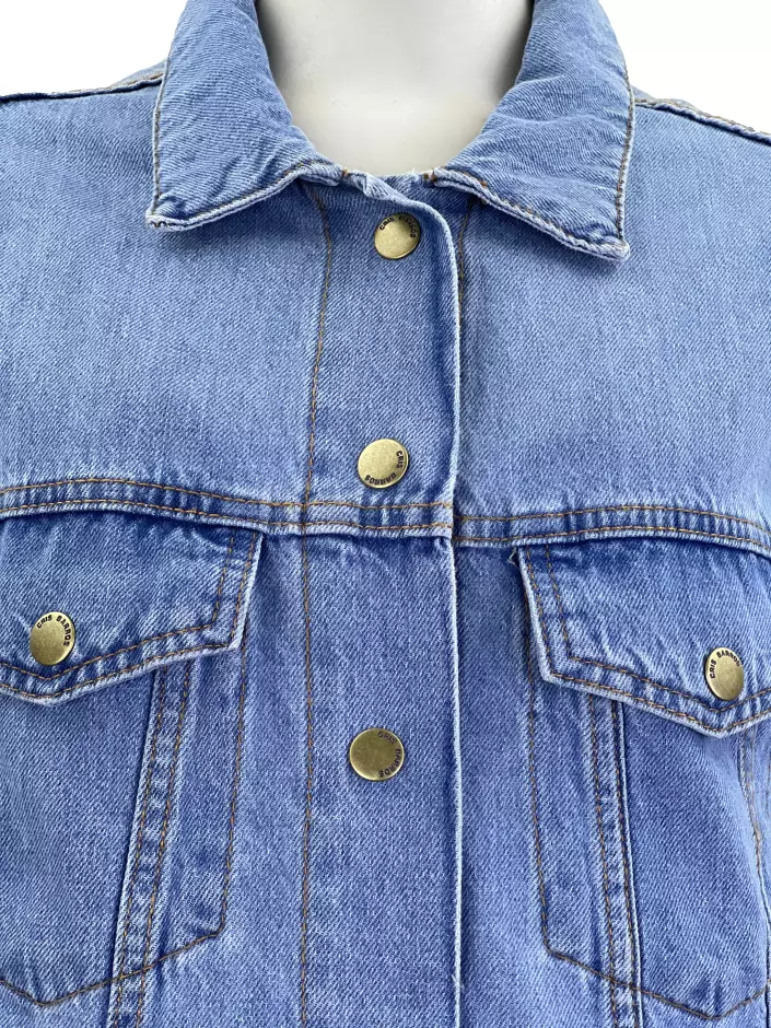 Criss Cross Denim Jacket