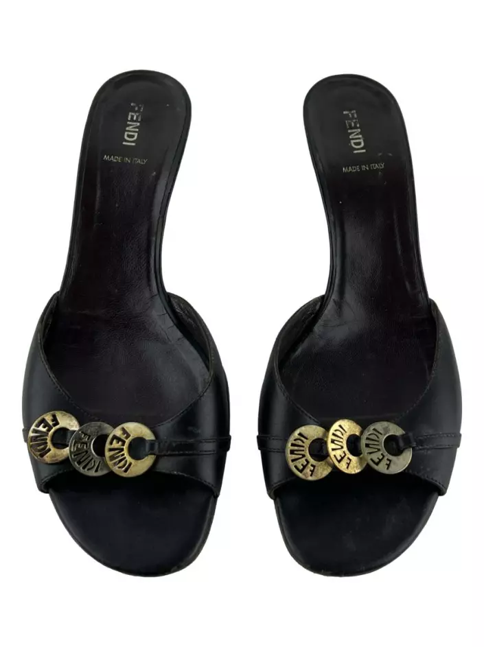 Fendi mule slides clearance