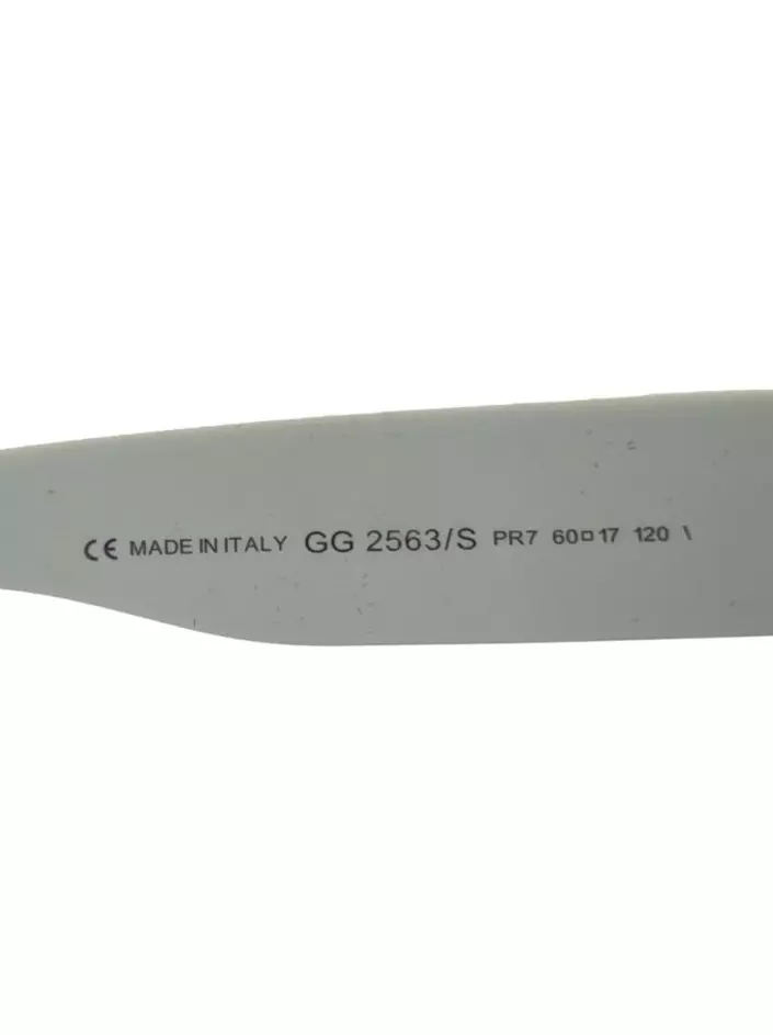 Óculos Gucci GG 2563/S Preto Original ZZ984 Etiqueta Única