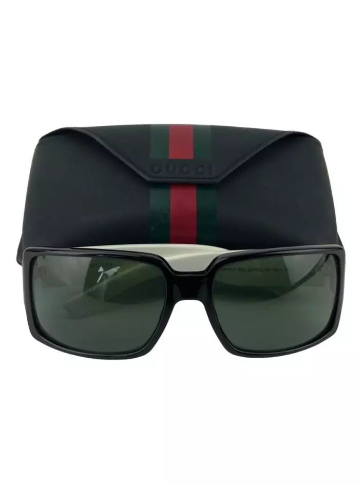 Óculos Gucci GG 2563/S Preto Original ZZ984 Etiqueta Única