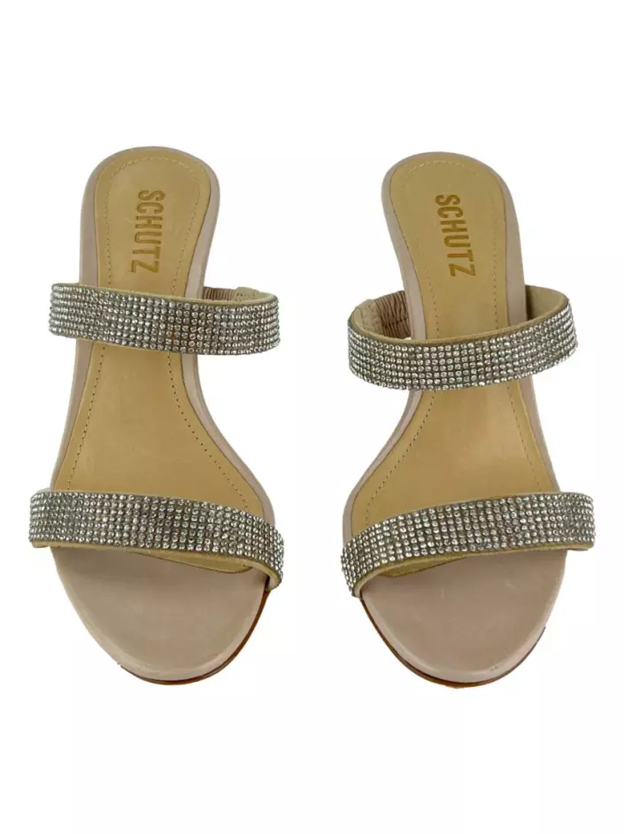 Sandalia store schutz strass