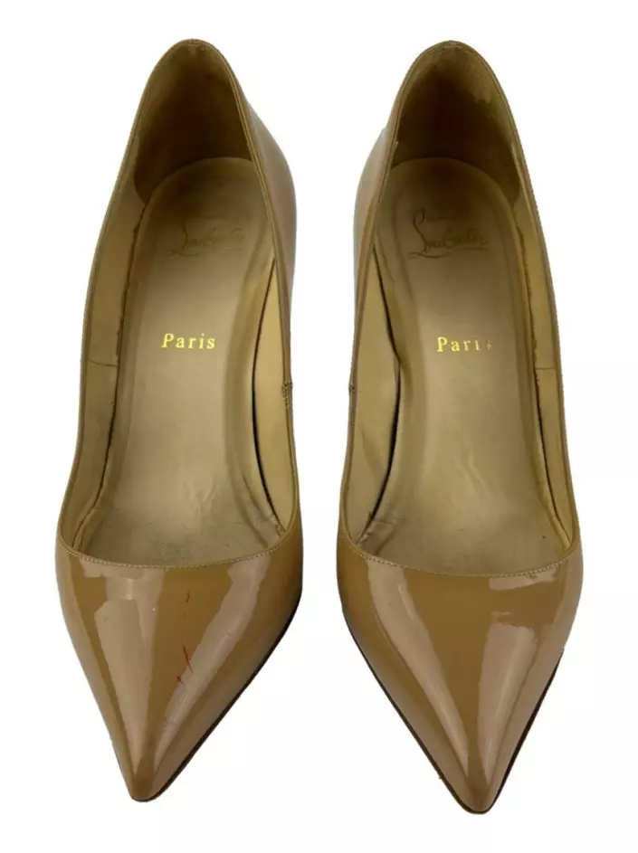 Louboutin pigalle 85 on sale nude