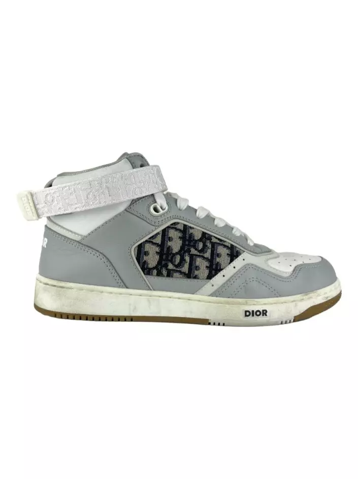 Tênis Christian Dior B27 Mid Top Cinza - NRD41 Original Tênis Christian Dior B27 Mid Top Cinza - NRD41 Original