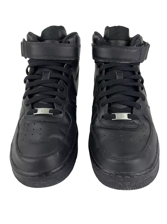 Black mid top cheap air force 1