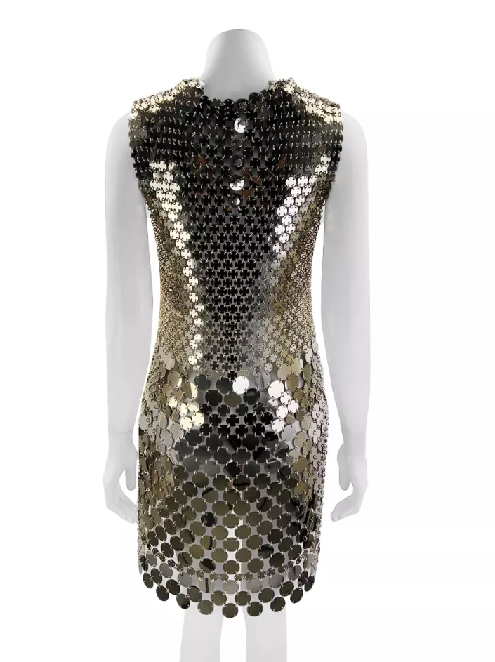 Vestido metal paco discount rabanne