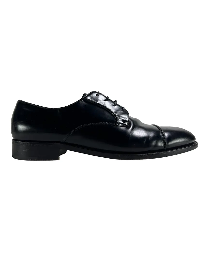 Loafer Ermenegildo Zegna Oxford Preto - CZDC3 Original | Etiqueta