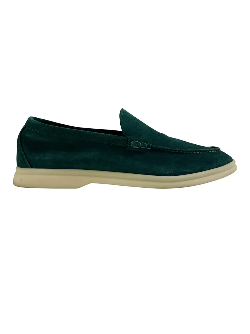Loafer Loro Piana Summer Walk Verde - CHIE163 Original | Etiqueta