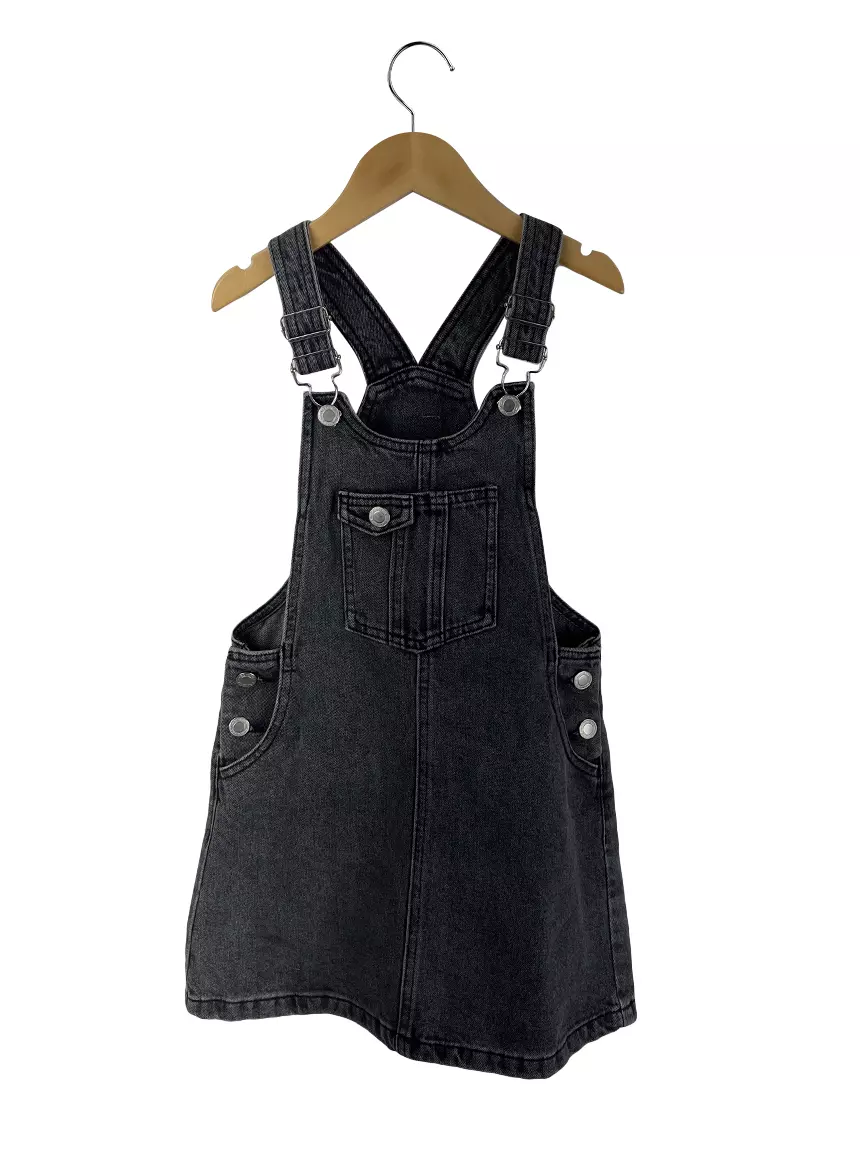 Calça Zara Macacao Infantil Zara Macacão Zara Jeans Cinza MAU6