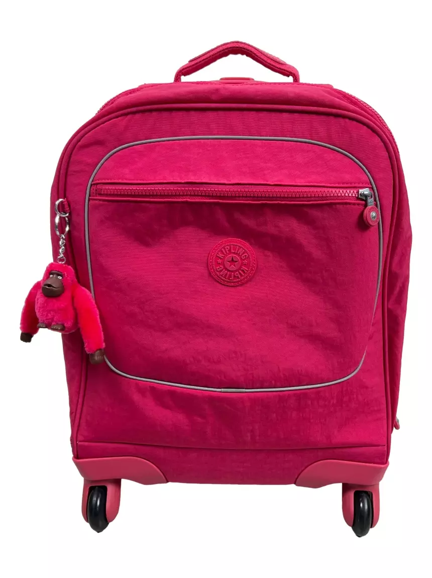 Mala Kipling Licia Nylon Rosa AGGR388 Original Etiqueta Única