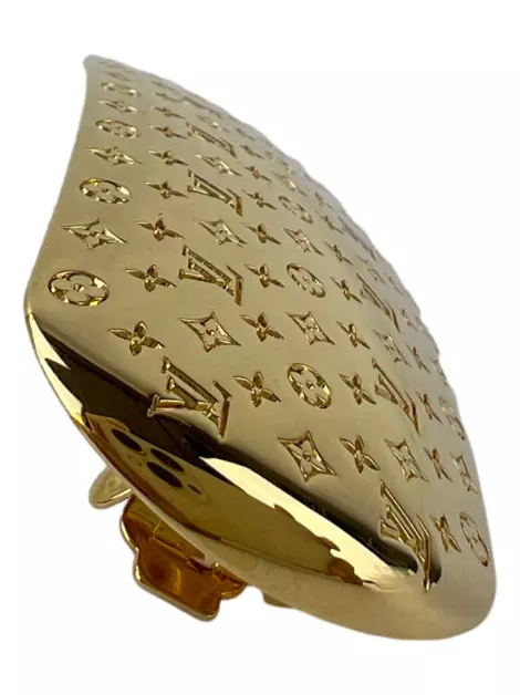 Presilha Louis Vuitton Nanogram Dourada
