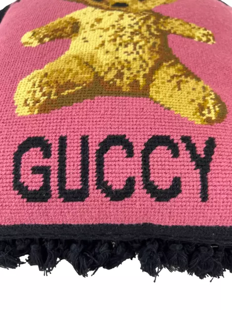 Almofada Gucci Teddy Bear Rosa