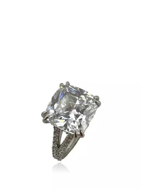 Anel Swarovski Cocktail Constella Cristal Prateado