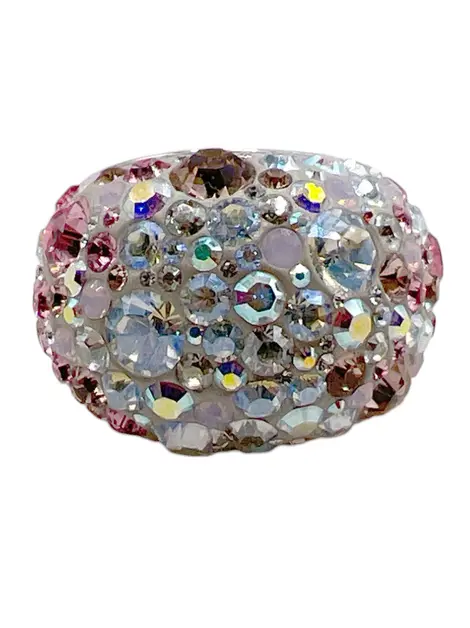 Anel Swarovski Nirvana Bicolor