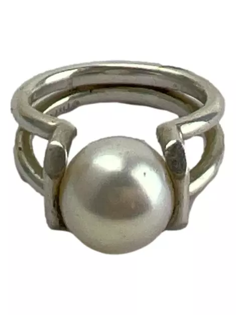 Anel Tiffany & Co HardWear Pearl Prata