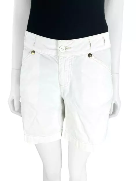 Bermuda Adriana Degreas Jeans Off White