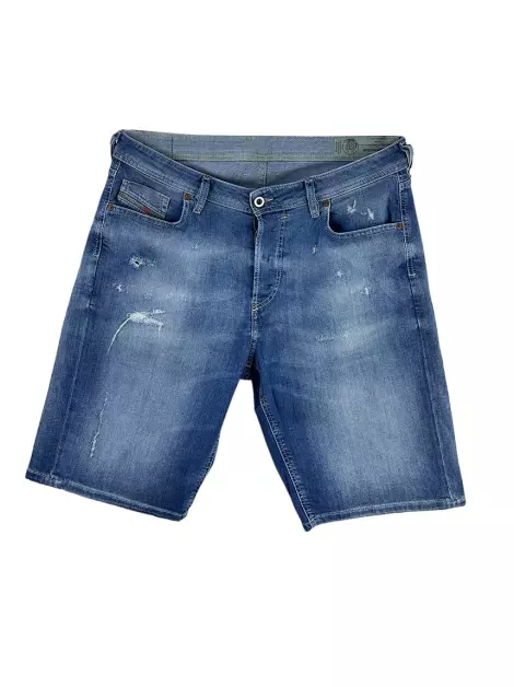 Bermuda Diesel Keeshort Jeans Azul