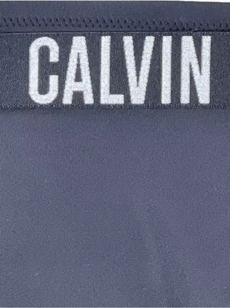 Calcinha Biquini Calvin Klein Tecido Preto