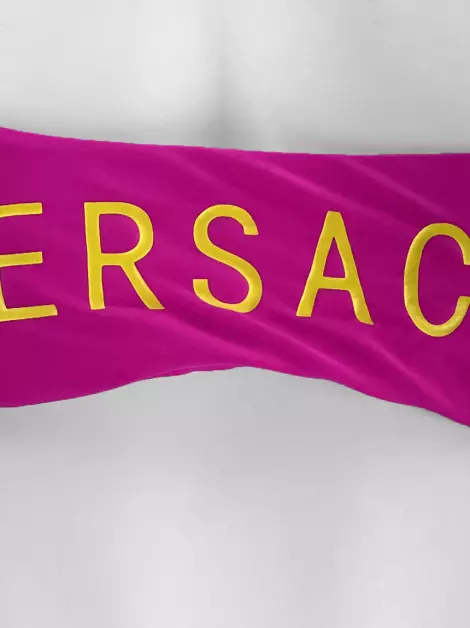 Biquini Versace Logo Rosa